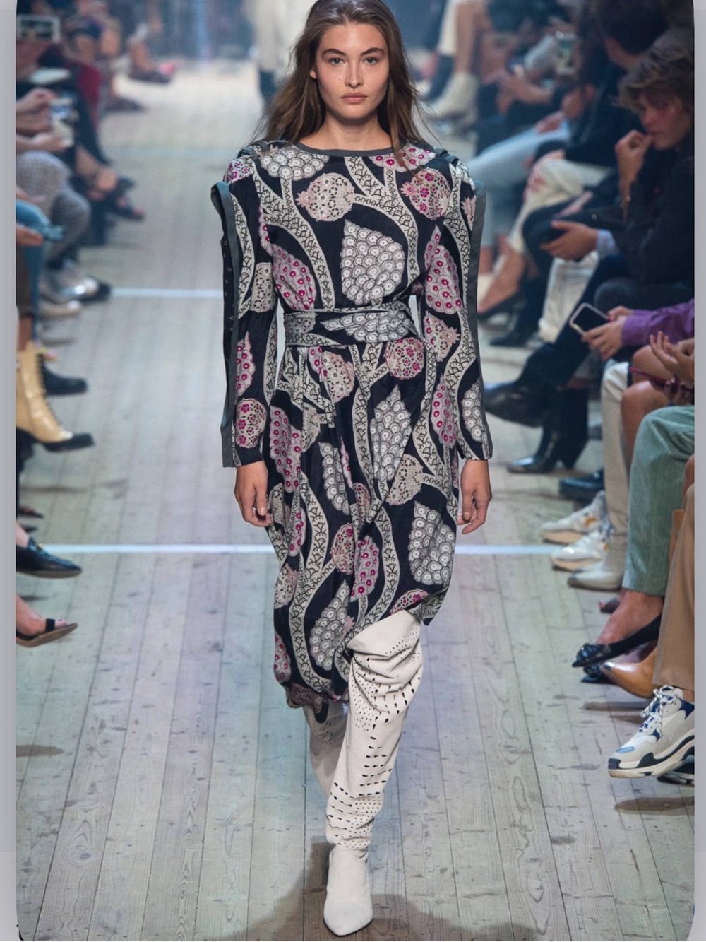 ISABEL MARANT SS19 Floral Wrap Dress